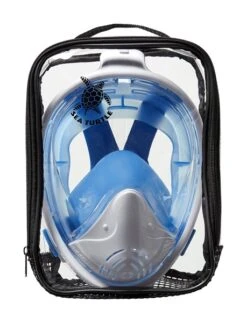 Sea Turtle Flex Deluxe Full Face Snorkelmasker Wit/blauw -Zwemartikelen Winkel sea turtle flex deluxe wht blue 5