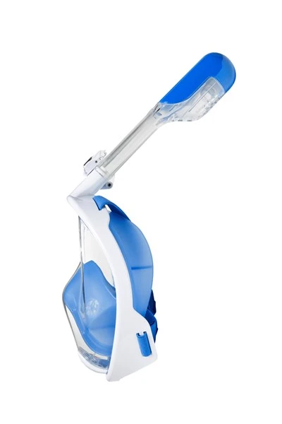 Sea Turtle Flex Full Face Snorkelmasker Wit/blauw 5 Sea Turtle Flex Full Face Snorkelmasker Wit/blauw - Afbeelding 3