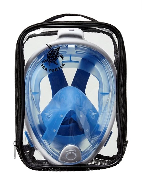 Sea Turtle Flex Full Face Snorkelmasker Wit/blauw 7 Sea Turtle Flex Full Face Snorkelmasker Wit/blauw - Afbeelding 5