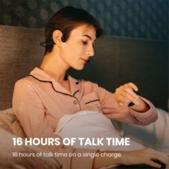 Shokz OpenComm Hoofdtelefoon Zwart -Zwemartikelen Winkel shokz koptelefoon opencomm c102bk 12