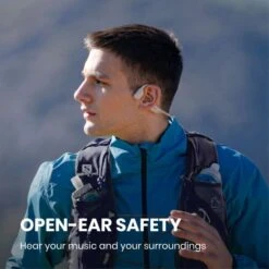 Shokz OpenRun Pro Hoofdtelefoon Beige -Zwemartikelen Winkel shokz koptelefoon openrun pro s810bg 12