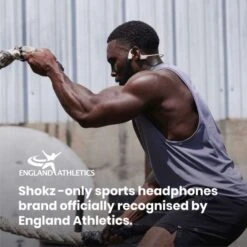 Shokz OpenRun Pro Hoofdtelefoon Beige -Zwemartikelen Winkel shokz koptelefoon openrun pro s810bg 13