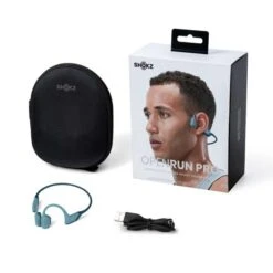 Shokz OpenRun Pro Hoofdtelefoon Blauw -Zwemartikelen Winkel shokz koptelefoon openrun pro s810bl 04