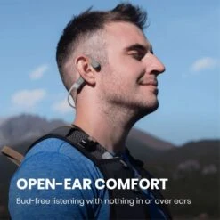 Shokz OpenRun Hoofdtelefoon Grijs 18 Shokz OpenRun Hoofdtelefoon Grijs -Zwemartikelen Winkel shokz koptelefoon openrun s803gy 11