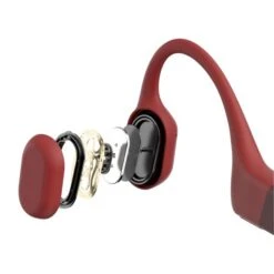 Shokz OpenRun Hoofdtelefoon Rood -Zwemartikelen Winkel shokz koptelefoon openrun s803rd 04