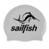 Sailfish Siliconen Swimcap Zilver -Zwemartikelen Winkel silicone cap silver 001
