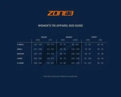 Zone3 Aquaflo Plus Tri Shorts Zwart Dames -Zwemartikelen Winkel sizing guides womens tri apparel 2
