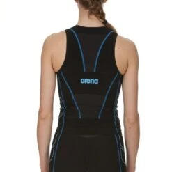 Arena ST Mouwloos Tri Top Zwart Dames -Zwemartikelen Winkel st tritop w black 3