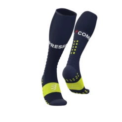 Compressport Full Socks Run Compressiesokken Blauw