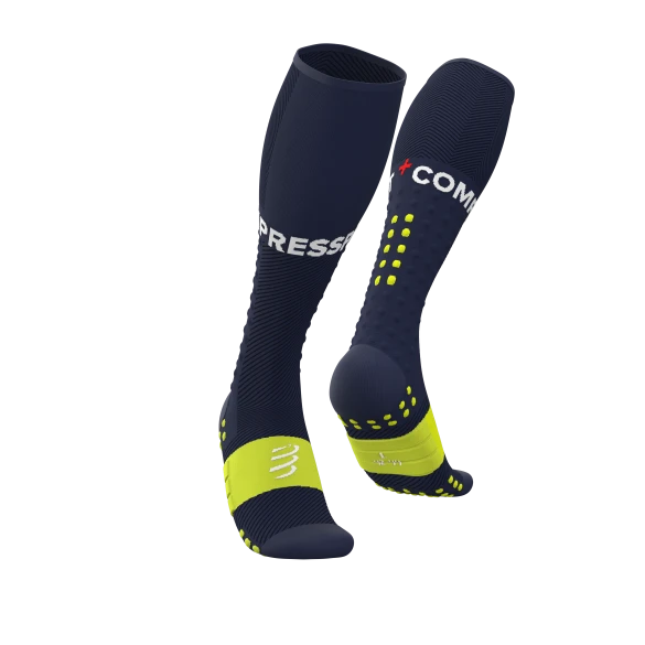 Compressport Full Socks Run Compressiesokken Blauw 3 Compressport Full Socks Run Compressiesokken Blauw