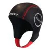 Zone3 Neopreen Swim Cap Zwart/rood -Zwemartikelen Winkel swim cap red
