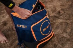 Zone3 Transition Bag Rugzak Blauw/oranje -Zwemartikelen Winkel transition backpack blue orange 2