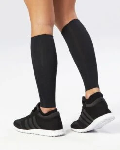 2XU Elite MCS Compression Calf Guard Zwart/goud -Zwemartikelen Winkel ua3064b blk gld 002