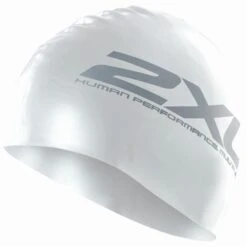 2XU Siliconen Swim Cap Wit