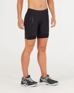 2XU Compression Tri Shorts Zwart Dames 2018 -Zwemartikelen Winkel wt4846b blk blk 004