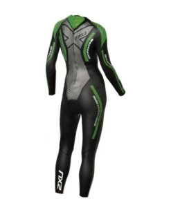 2XU P:2 Propel Lange Mouw Wetsuit Zwart/groen Dames -Zwemartikelen Winkel ww4993c blk mtg 002