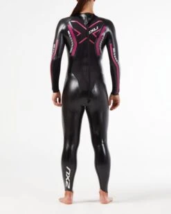 2XU P:1 Propel Lange Mouw Wetsuit Zwart/roze Dames -Zwemartikelen Winkel ww4994c blk ppk 003