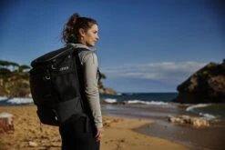 Zone3 Transition Rugzak Met Helm Compartiment Zwart -Zwemartikelen Winkel zone3 triathlon tassen transition backpack eva zwart ra20tranb101 011