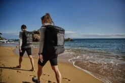 Zone3 Transition Rugzak Met Helm Compartiment Zwart -Zwemartikelen Winkel zone3 triathlon tassen transition backpack eva zwart ra20tranb101 012