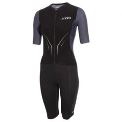 Zone3 Aeroforce X Korte Mouw Trisuit Zwart/grijs Dames