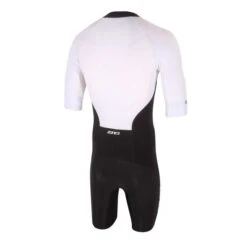 Zone3 Lava Long Distance FZ Aero Korte Mouw Trisuit Heren -Zwemartikelen Winkel zone3 trisuits heren lava short sleeve zwart wit ts20mlas101 002