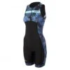 Zone3 Activate Plus Tropical Palm Trisuit Mouwloos Dames -Zwemartikelen Winkel zone3 trisuits women activate tropical palm sl