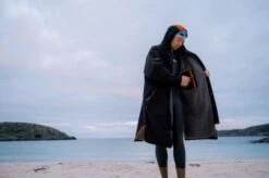 Zone3 Oversized Heat Tech Polar Fleece Parka Jas -Zwemartikelen Winkel zone3 zwemaccessoires oversize heat teach parka robe 11