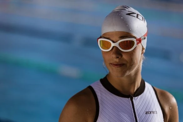 Zone3 Venator-X Polarized Zwembril Wit/rood 4 Zone3 Venator-X Polarized Zwembril Wit/rood - Afbeelding 2