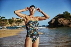 Zone3 Aztec 3.0 Strap Back Badpak Dames -Zwemartikelen Winkel zone3 zwemkleding dames aztec 30 strap back costume sw20wasb140 011