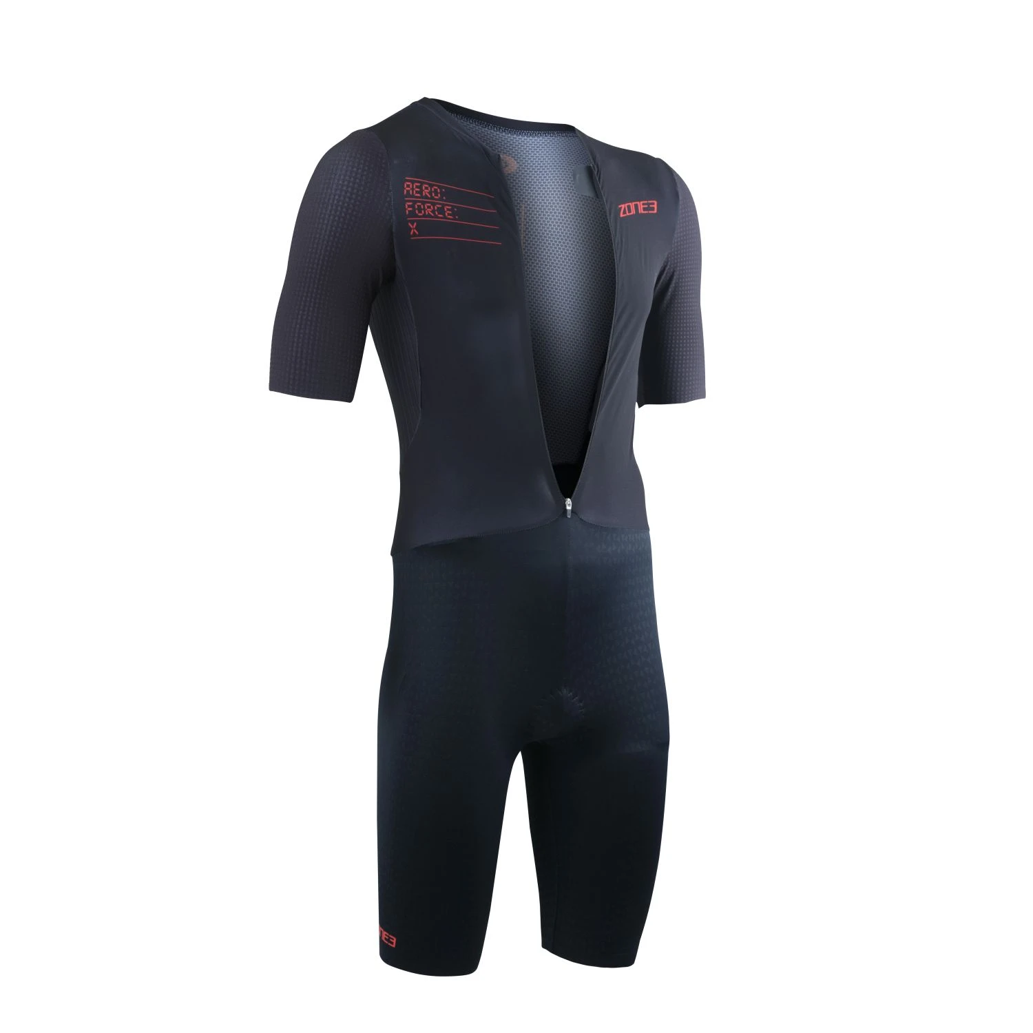 Zone3 Aeroforce X II Trisuit Korte Mouw Zwart Heren 6 Zone3 Aeroforce X II Trisuit Korte Mouw Zwart Heren - Afbeelding 4