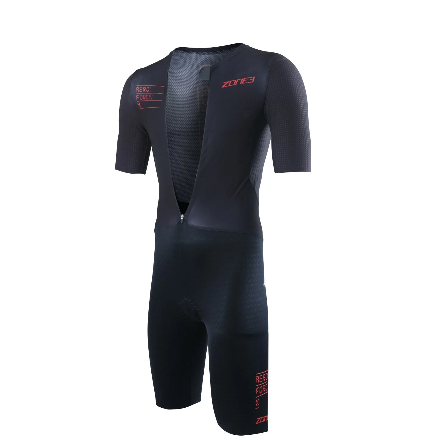Zone3 Aeroforce X II Trisuit Korte Mouw Zwart Heren 5 Zone3 Aeroforce X II Trisuit Korte Mouw Zwart Heren - Afbeelding 3