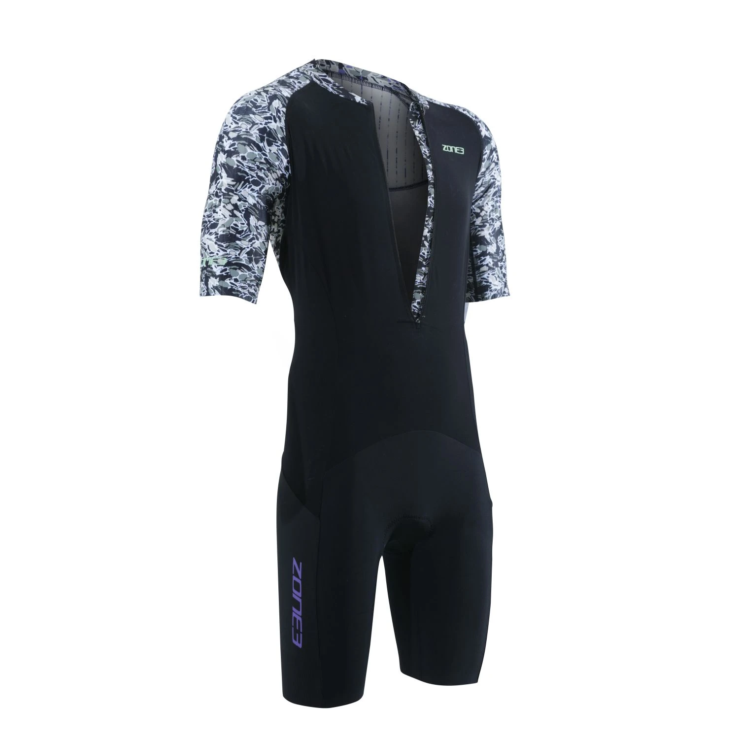 Zone3 Activate Trisuit Mouwloos Zwart/blauw Dames 4 Zone3 Activate Trisuit Mouwloos Zwart/blauw Dames - Afbeelding 2