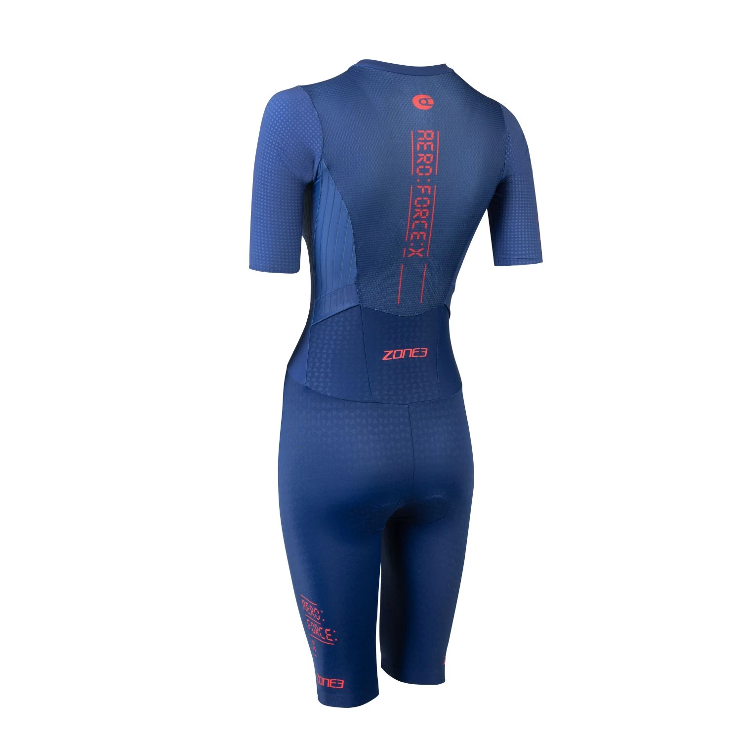 Zone3 Aeroforce X II Trisuit Korte Mouw Blauw Dames 4 Zone3 Aeroforce X II Trisuit Korte Mouw Blauw Dames - Afbeelding 2